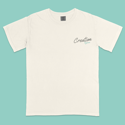 Creation Rejoices Ivory Vintage Washed Tee